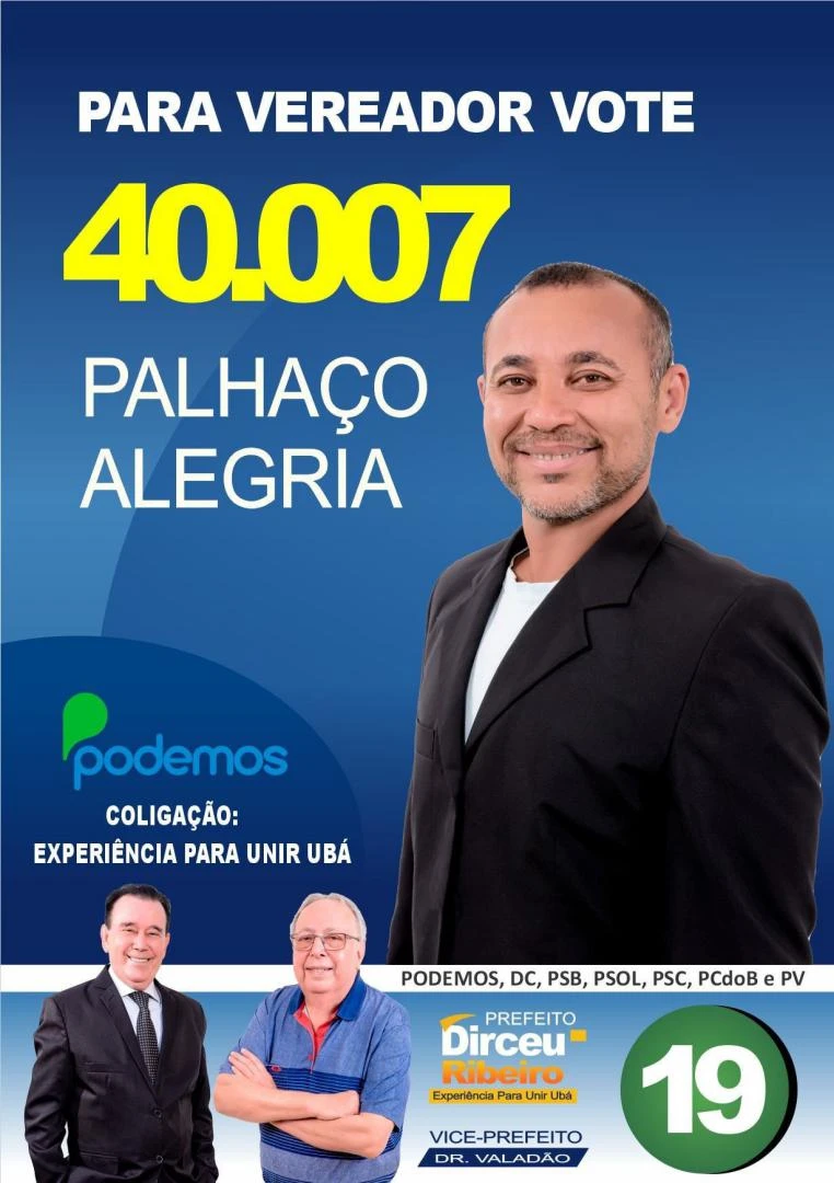 PALHAÇO ALEGRIA - 40007 - PSB